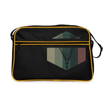 parachute - Sac Retro - noir/or - Devant