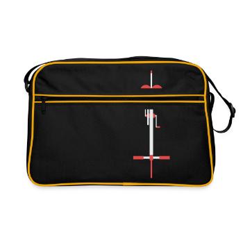Love Saddle - Retro Bag - black/gold - Front