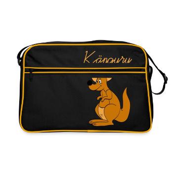 Kangourou Kangourou - Sac Retro - noir/or - Devant