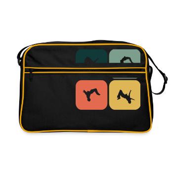 Backflip, somersault - Retro Bag - black/gold - Front