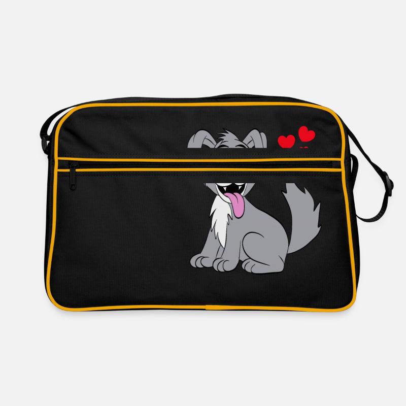 Süsser Hund Retro Tasche