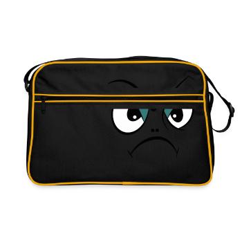 Evil look - Retro Bag - black/gold - Front