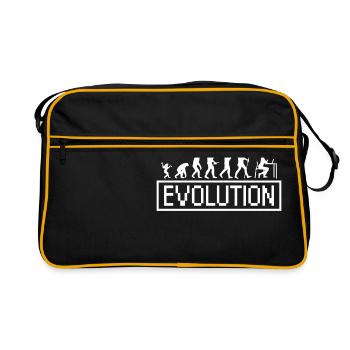 Evolution Computer Geschenk - Sac Retro - noir/or - Devant