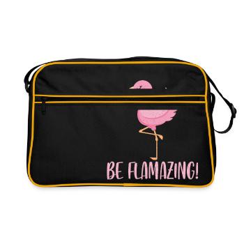 Flaming BeFlamazing - Sac Retro - noir/or - Devant