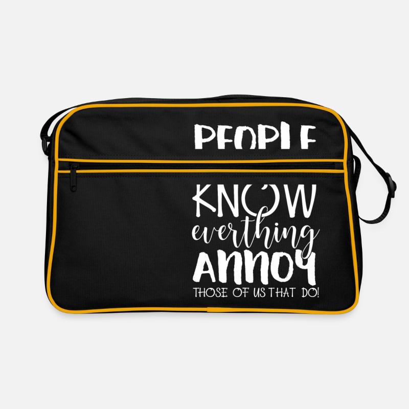 People who think they know everything Sac Retro