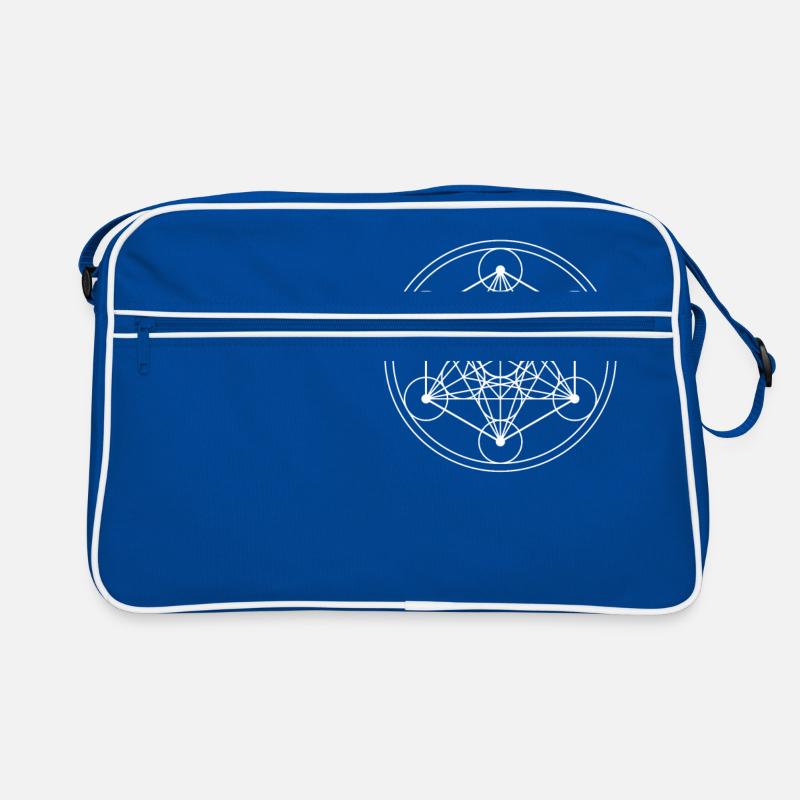 Géométrie sacrée du cube de Metatron Sac Retro