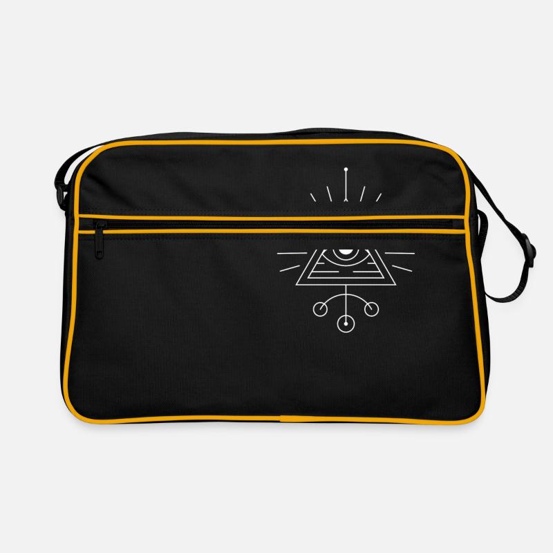 The Eye Sacred Geometry Retro Bag