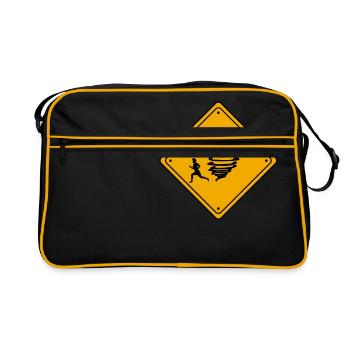 La tornade arrive - Sac Retro - noir/or - Devant