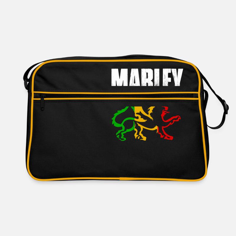 Marley - Retro Bag - black/gold