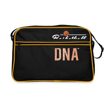 Basketball is in my DNA - Retro Bag - black/gold - Front