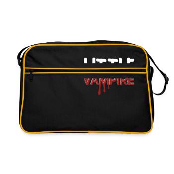 Little vampire - Retro Bag - black/gold - Front