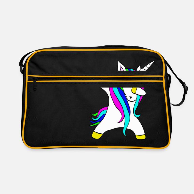 Dabbing unicorn unicorn Retro Bag