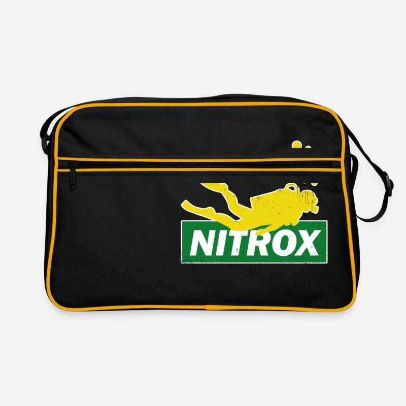 Cadeau de sport Nitrox Dive Buddy - Sac Retro - noir/or