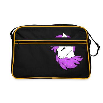 Licorne - Licorne - Licorne - Sac Retro - noir/or - Devant