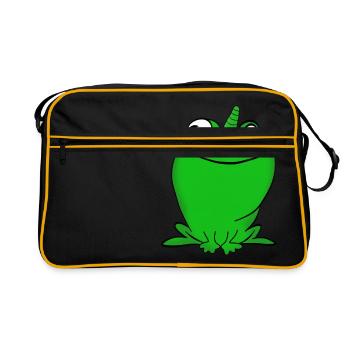Licorne licorne - Sac Retro - noir/or - Devant
