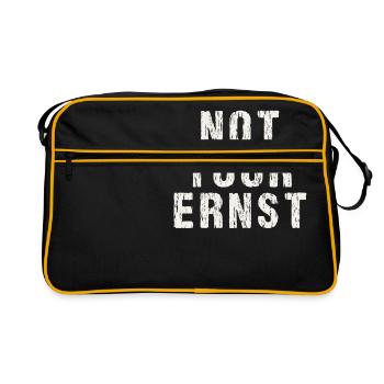 Not your serious Not your serious - Retro Bag - black/gold - Front