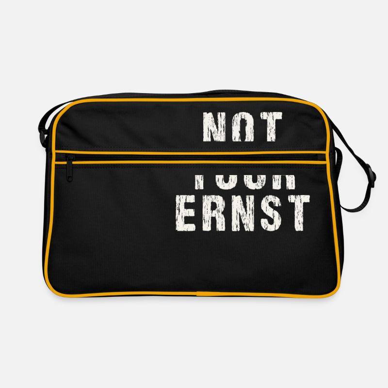 Not your ernst Nicht dein ernst Retro Tasche