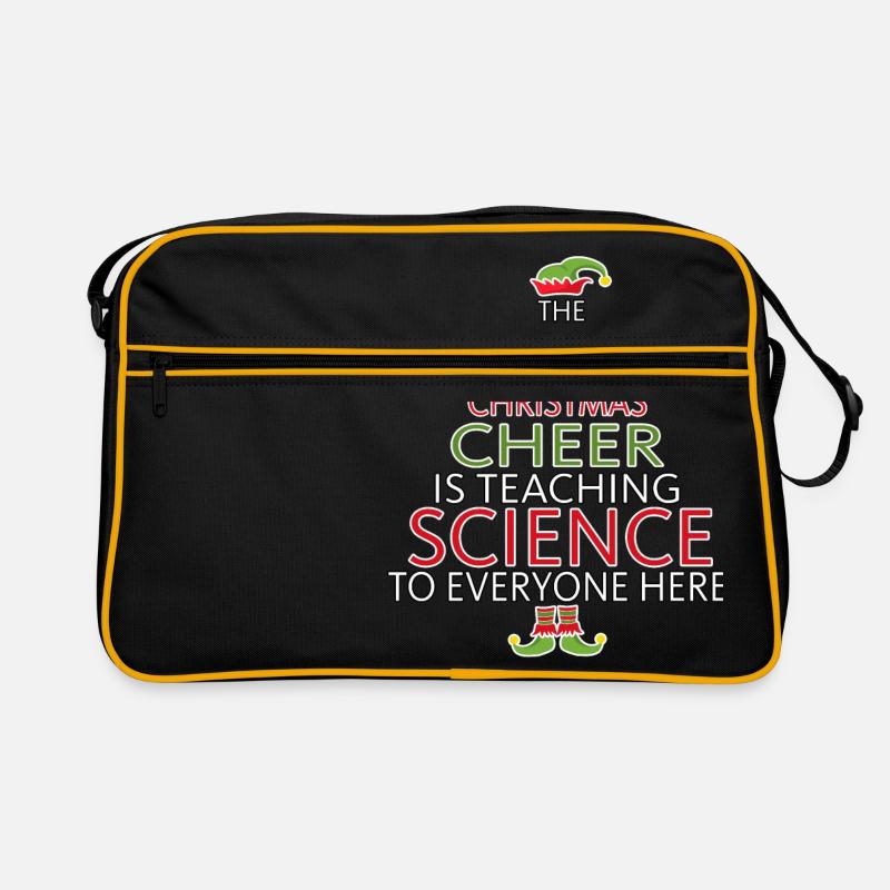 Science Teacher Gift Christmas Elf Retro Bag