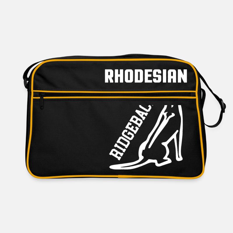 Rhodesian Ridgeback - Retro Bag - black/gold