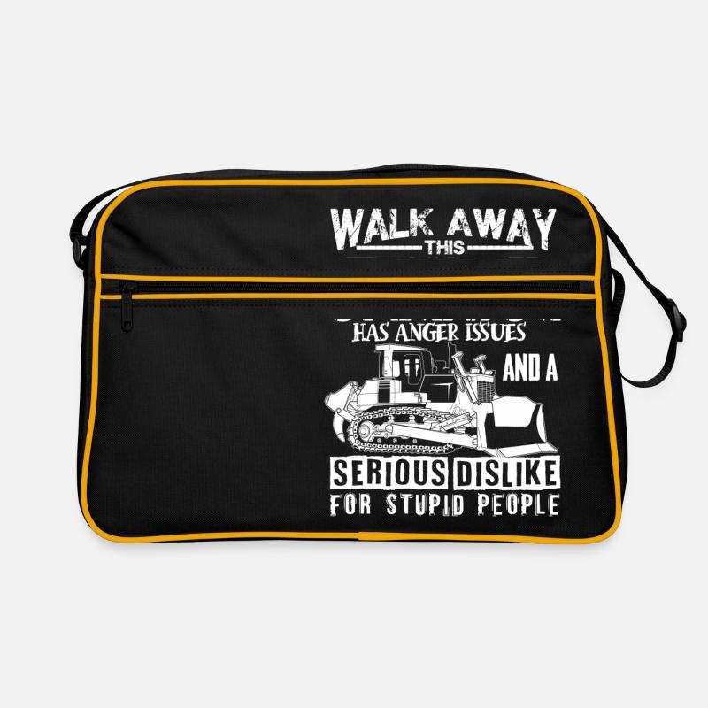 Walk away this heavy Equipment Operator Retro Bag