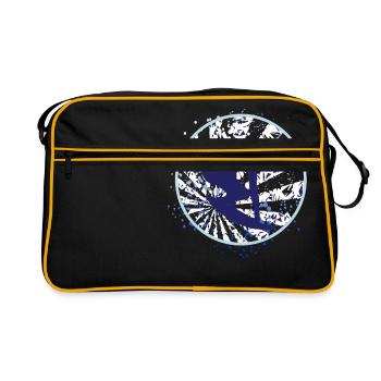 Silver Surfer - Sac Retro - noir/or - Devant