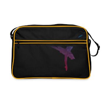 Danse ballet danse ballerine cadeau - Sac Retro - noir/or - Devant