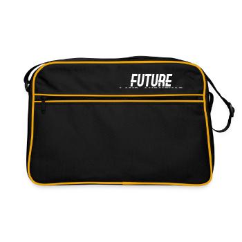 Futur géomètre - Sac Retro - noir/or - Devant