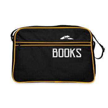Read more books - Retro Bag - black/gold - Front