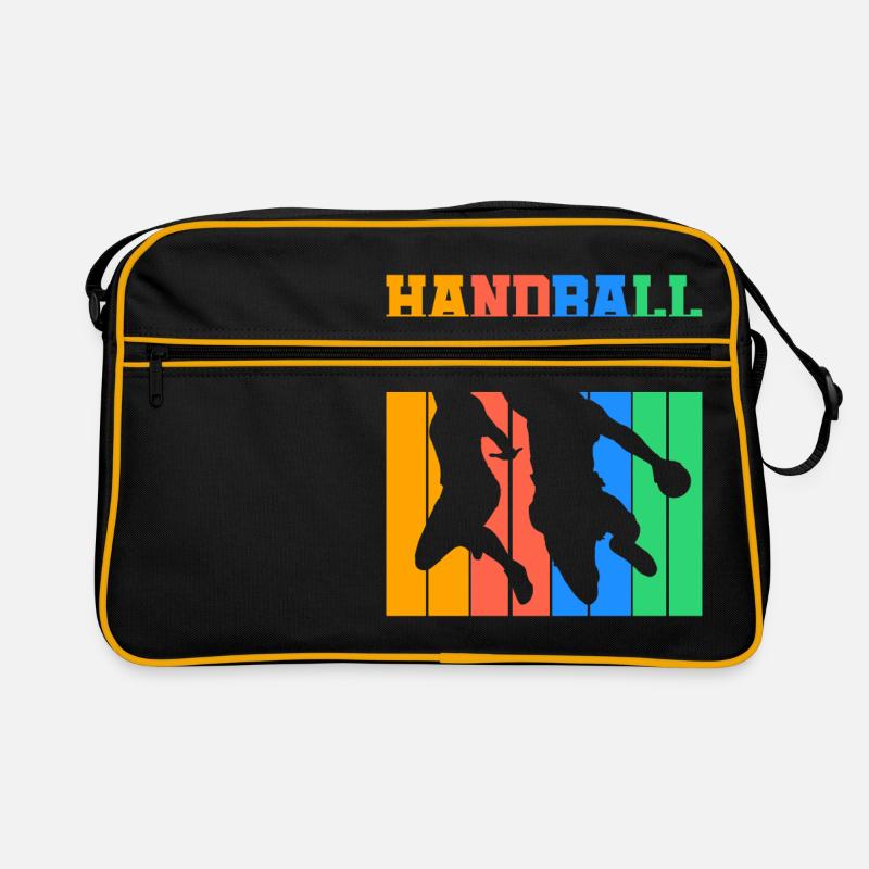 Handball saut de lancer rétro cadeau Sac Retro