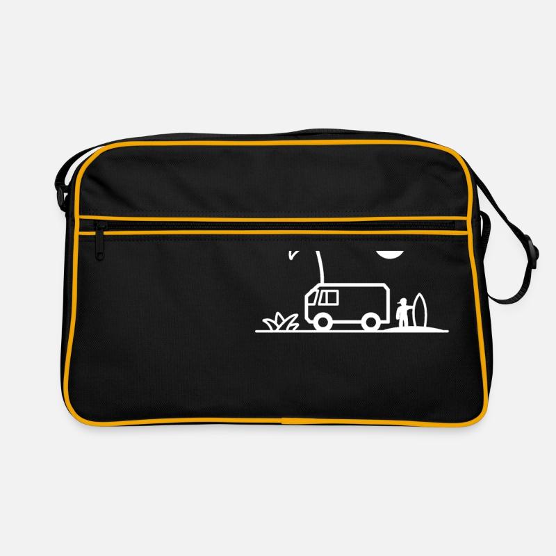 Bus sur la plage Sac Retro