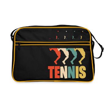 Tennis Retro Vintage Supplément Cadeau - Sac Retro - noir/or - Devant