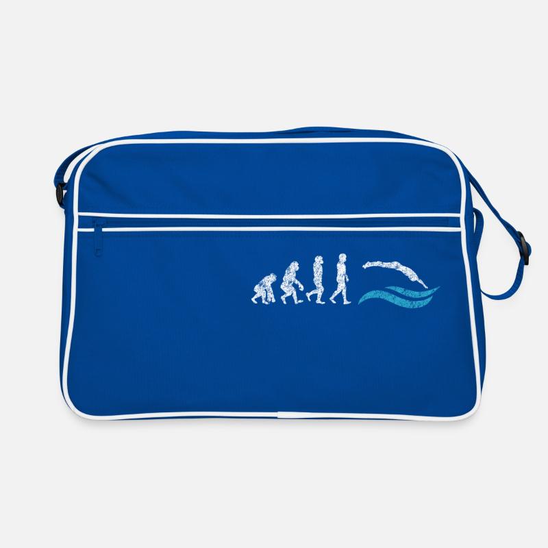 Swimmer Evolution Monkey Gift Jump Retro Bag