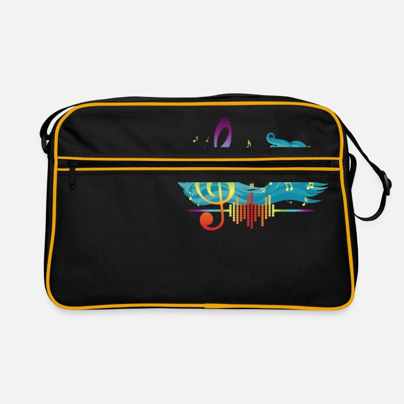 La vague musicale pour les compositeurs Sac Retro