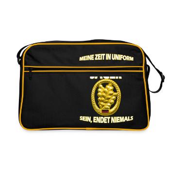 Insigne du béret Jäger de la Bundeswehr - Sac Retro - noir/or - Devant