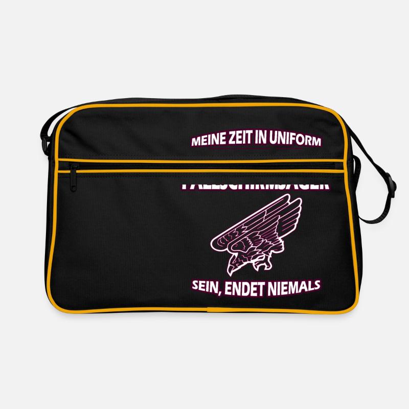 Bundeswehr Fallschirmjäger Barettabzeichen Retro Tasche