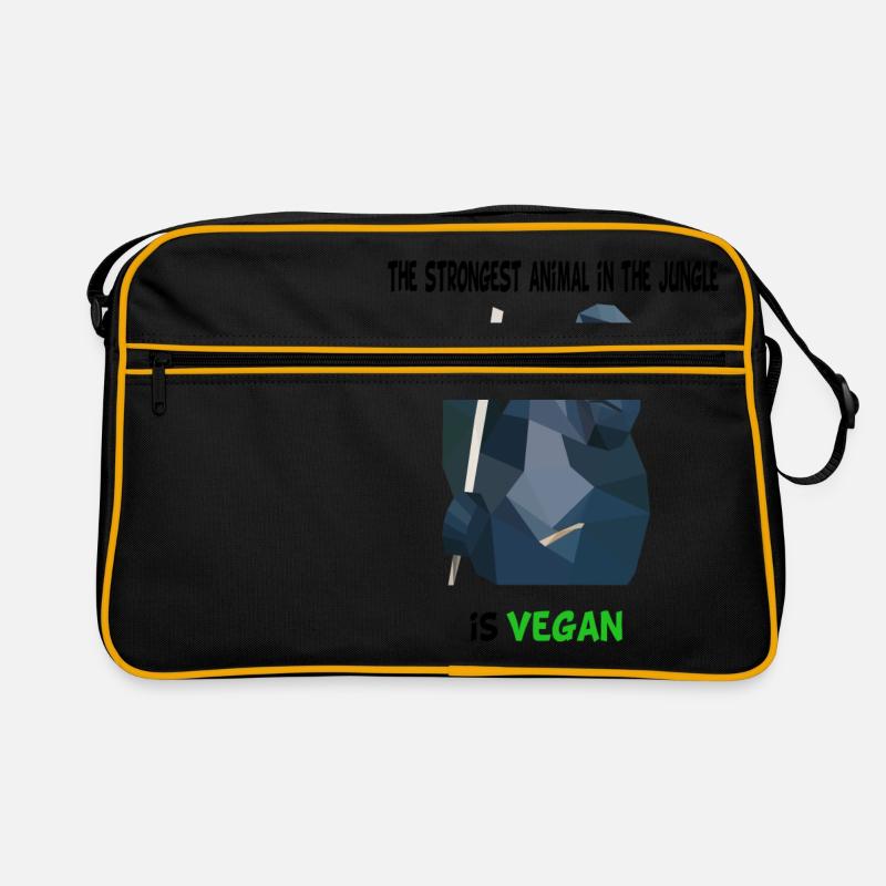 Tshirt Vegan Gorilla Sac Retro