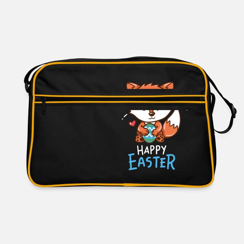 Fox - Vixen - Easter - Happy Easter - Gift Retro Bag