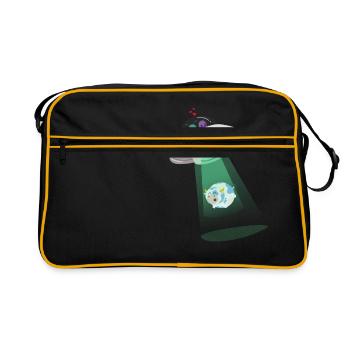 Alien abduction - Sac Retro - noir/or - Devant