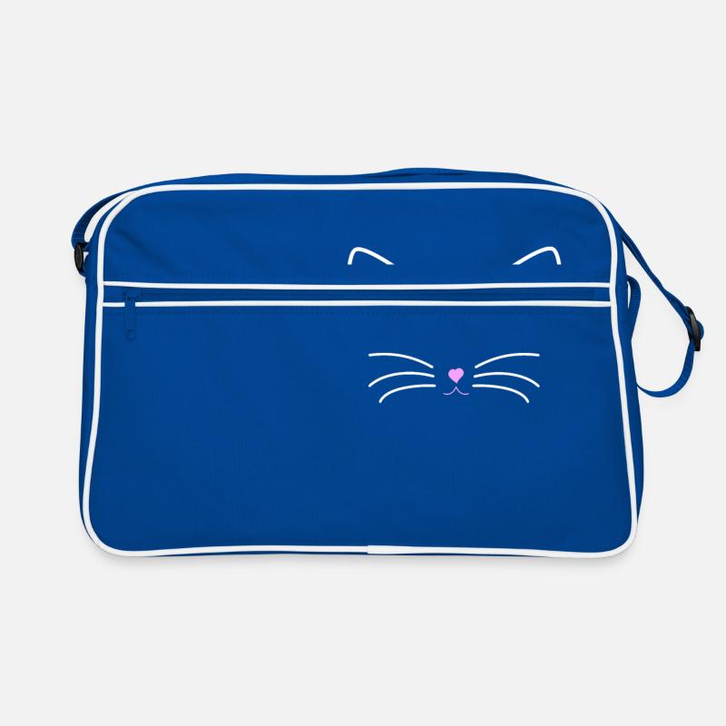 visage de chat Sac Retro