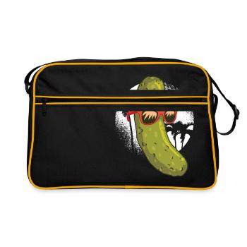 Cucumber - Cool Cucumber - Retro Bag - black/gold - Front