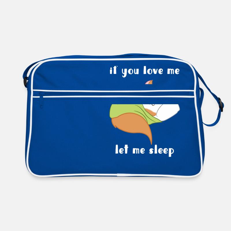 Eichhörnchen - Schlafen - Eichkätzchen - Geschenk Retro Tasche