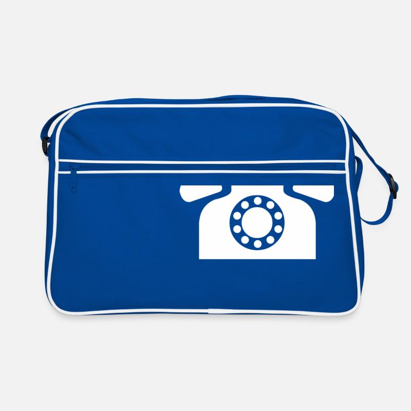 Téléphone Blanc Sac Retro