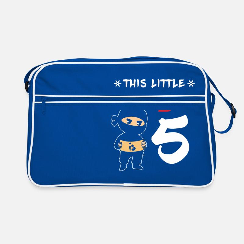 This Little Ninja Is 5 Geburtstag Geschenkidee Retro Tasche
