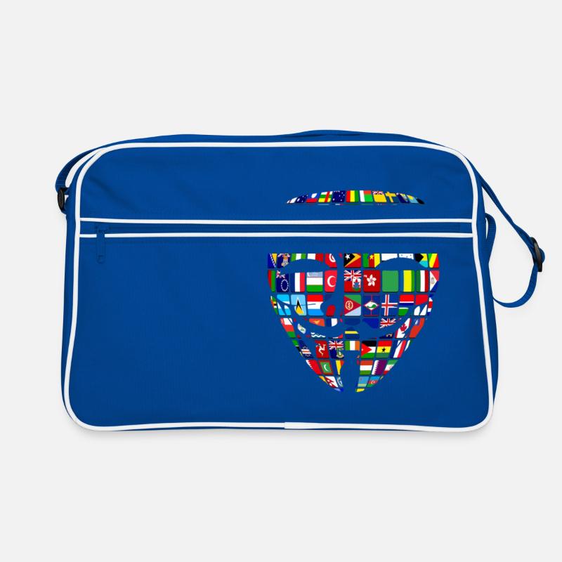 Anonymous world hacker Wikileaks Vandetta Retro Bag