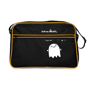 You're Boo-tiful Geist - Retro Tasche - Schwarz/Gold - Vorne