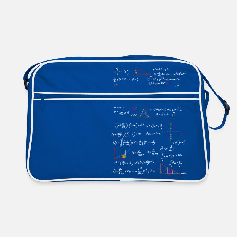 Math teacher formulas math physics Retro Bag