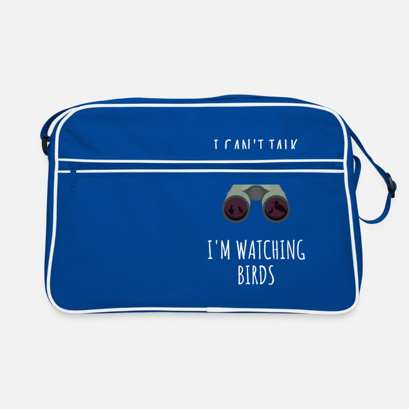 Bird Watching Birding Binoculars Birdwatcher Retro Tasche