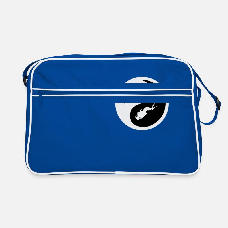 Plongée sous-marine Ying et Yang Diver Diving Underwater Sac Retro