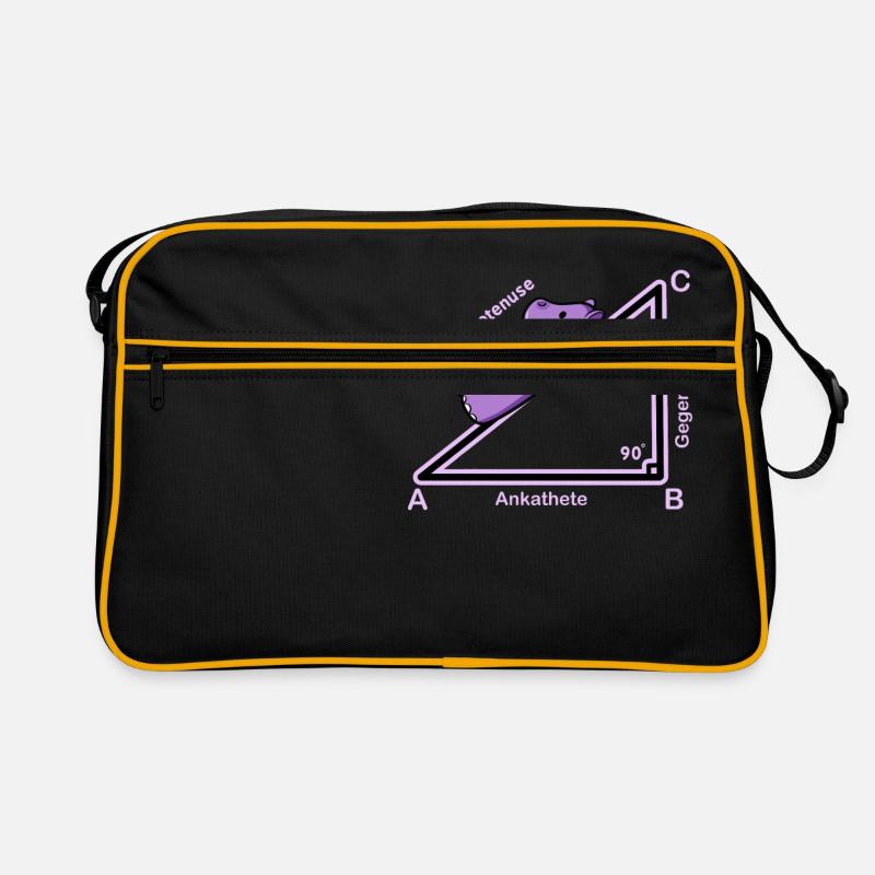 Hyppothenuse Mathe Lustig Lehrer Retro Tasche