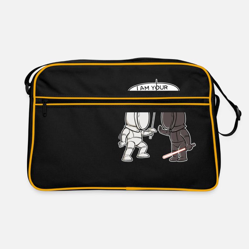 Escrime escrime épée épée épée épée sabre - Sac Retro - noir/or